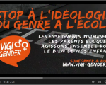 Stop à l’enseignement de la Théorie du Genre dans les écoles françaises
